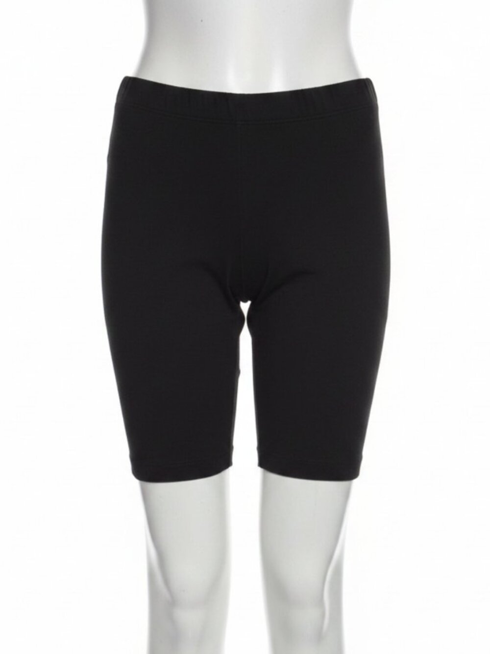 James Perse Black Stretch Jersey Bike 10" Short Women's Small $110 Made In USA
